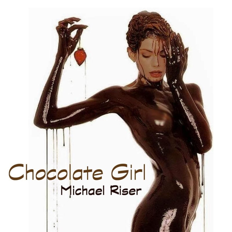 Девушка облитая шоколадом