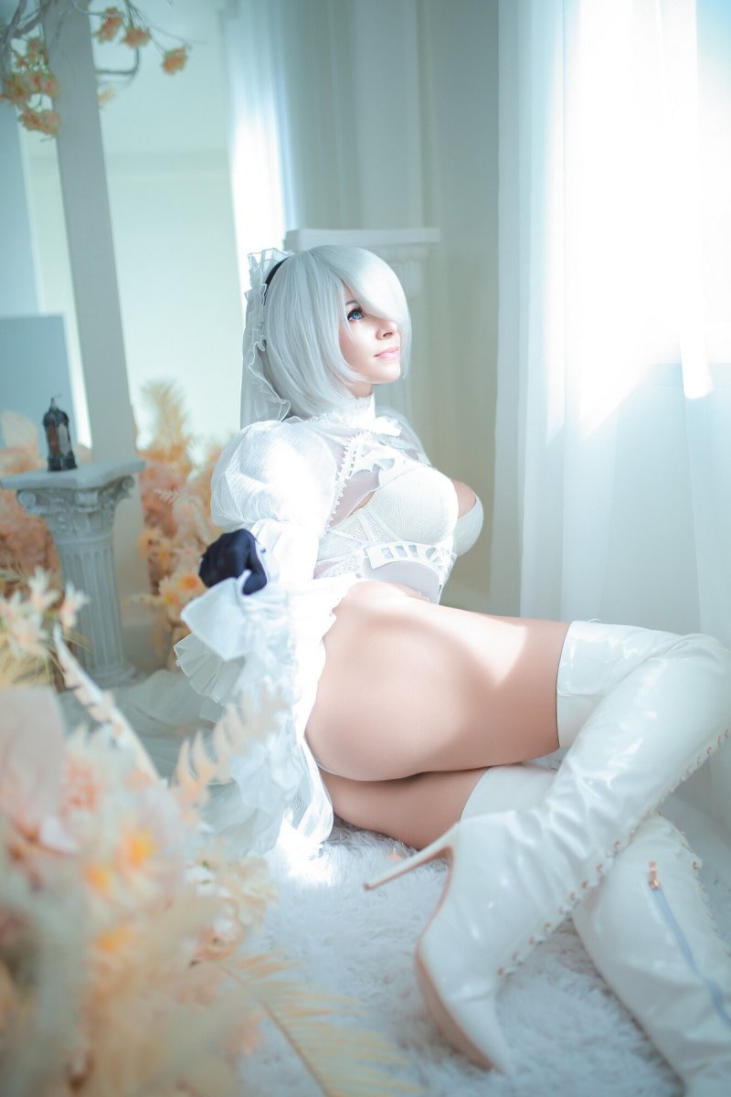 Косплей nier automata 2 b невеста