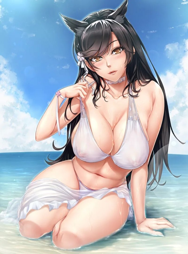 Takao atago azur lane купальники hentai