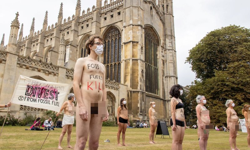 Naked protest