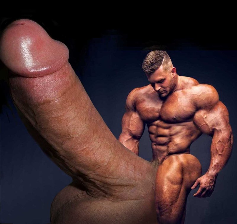 Muscle gigantic huge meat огромный член